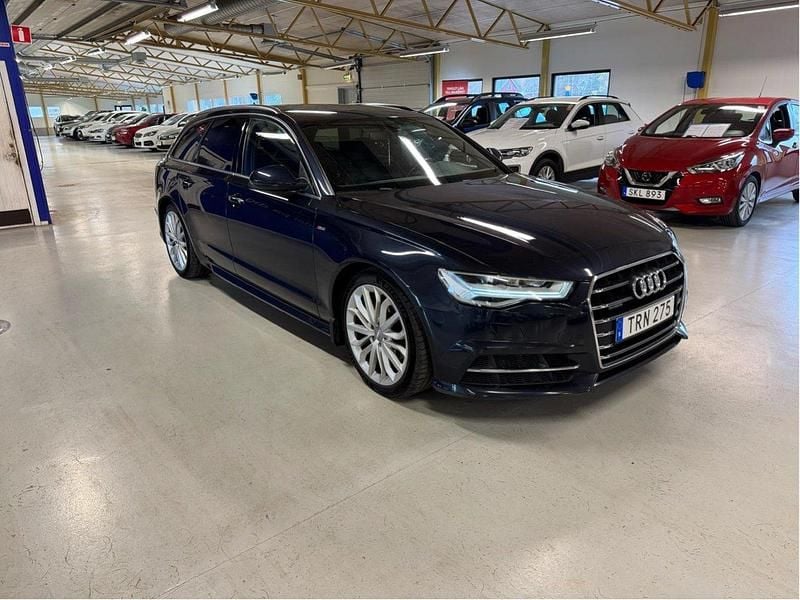 Blå Begagnad 2017 Audi A6 Sport Kombi | 224 900 kr (Lite dyr) - Bild 1/4