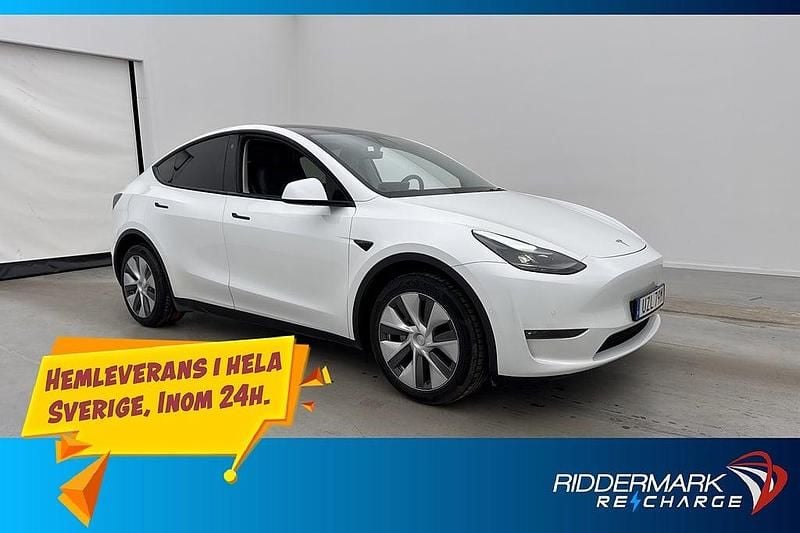 Vit Begagnad 2022 Tesla Model Y Long Range AWD SUV | 399 800 kr (Bra pris) - Bild 1/3
