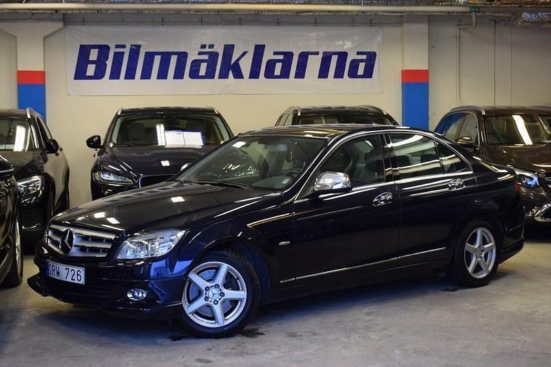 Begagnad Mercedes C350 Elegance 272 HK (200 kW) 2007 Blå Sedan