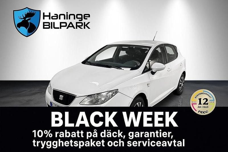Vit Begagnad 2011 Seat Ibiza FR Halvkombi | 49 995 kr (Marknadspris) - Bild 1/4