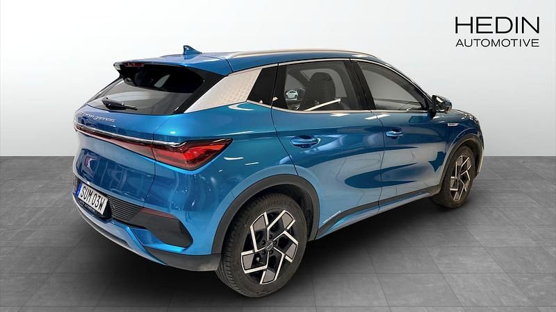 Begagnad BYD Atto 3 Design 150 kW (204 HK) 2022 Blå SUV