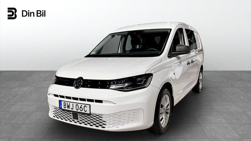 Vit Ny 2025 VW Caddy Maxi Minibuss | 606 125 kr - Bild 1/4