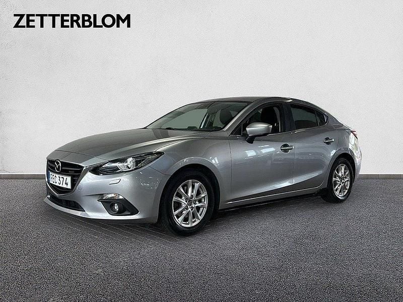 Grå Begagnad 2014 Mazda 3 Sedan | 149 900 kr (Dyr) - Bild 1/4
