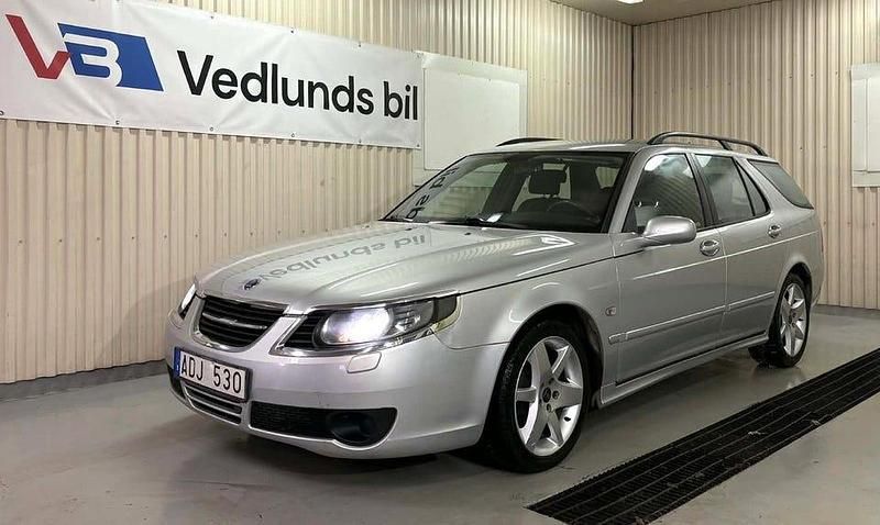 Grå Begagnad 2007 Saab 9-5 Linear Kombi | 29 900 kr (Marknadspris) - Bild 1/4
