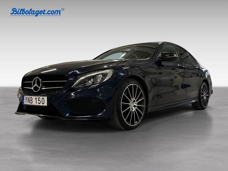 Blå Begagnad 2017 Mercedes C220 Sedan | 249 900 kr - Bild 1/4