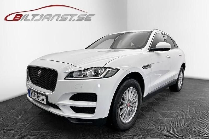 Vit Begagnad 2018 Jaguar F-Pace SUV | 259 900 kr (Dyr) - Bild 1/4
