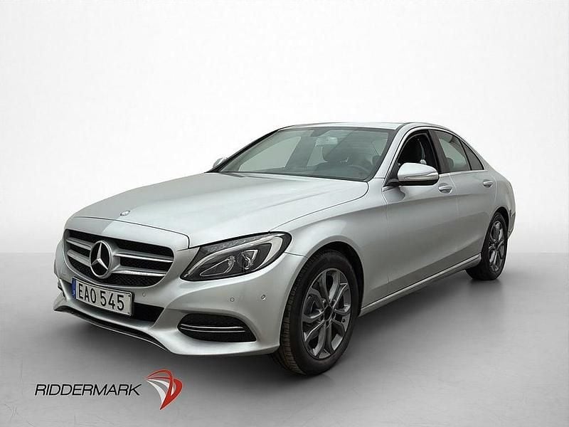 Begagnad Mercedes C220 Avantgarde 170 HK (125 kW) 2014 Silver Sedan