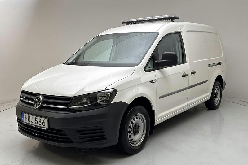 Vit Begagnad 2017 VW Caddy Maxi Minibuss | 109 000 kr (Bra pris) - Bild 1/4