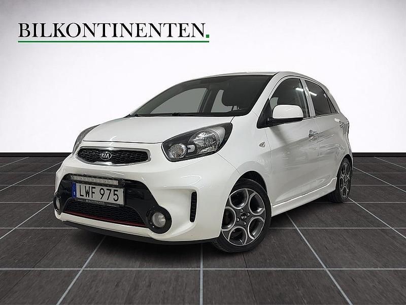 Begagnad Kia Picanto 67 HK (49 kW) 2015 Vit Halvkombi