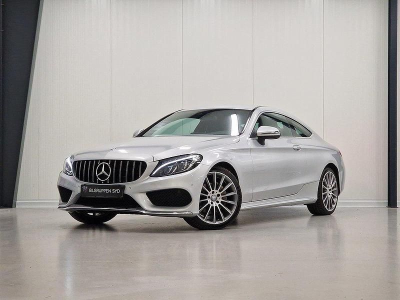 Silver Begagnad 2015 Mercedes C200 AMG Sportkupé | 239 900 kr (Marknadspris) - Bild 1/4