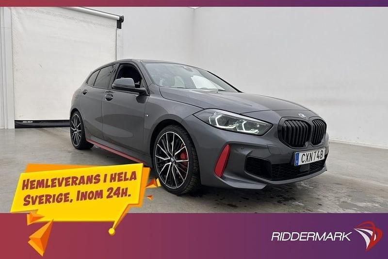 Grå Begagnad 2020 BMW 128 M Sport Halvkombi | 269 800 kr - Bild 1/3