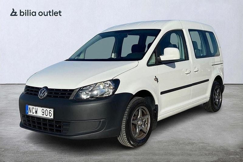 Vit Begagnad 2012 VW Caddy Life Minibuss | 49 000 kr (Superpris) - Bild 1/3
