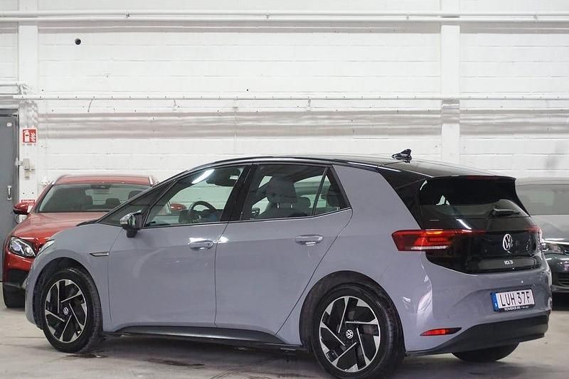 Begagnad VW ID.3 Pro Performance 150 kW (204 HK) 2022 Grå Halvkombi