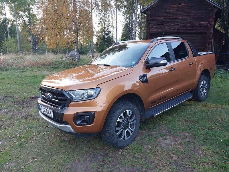 Orange Begagnad 2019 Ford Ranger Wildtrack Pickup | 269 999 kr (Bra pris) - Bild 1/4