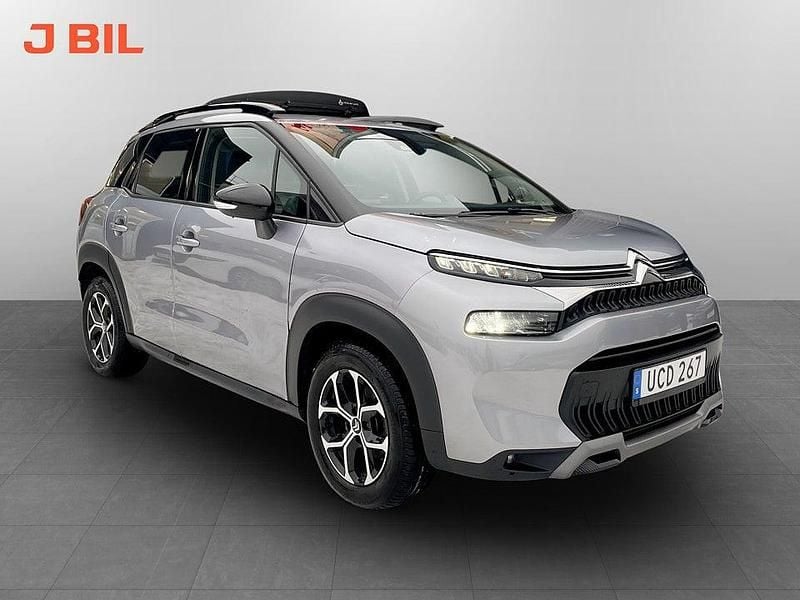 Grå Begagnad 2024 Citroën C3 Aircross Shine SUV | 189 900 kr (Marknadspris) - Bild 1/3