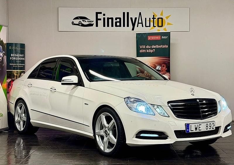 Begagnad Mercedes E250 Avantgarde 204 HK (150 kW) 2011 Vit Sedan