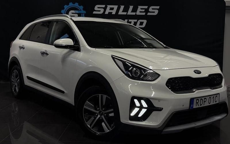 Vit Begagnad 2019 Kia Niro Advance SUV | 154 900 kr (Lite dyr) - Bild 1/4