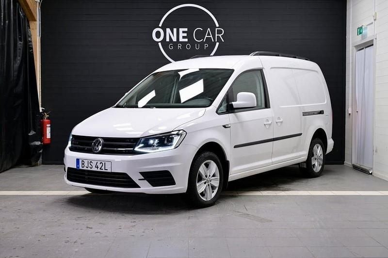 Begagnad VW Caddy Maxi SE 150 HK (110 kW) 2019 Vit Minibuss