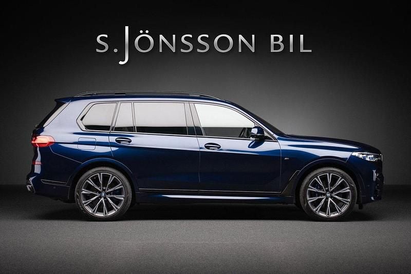 Blå Begagnad 2020 BMW X7 Executive SUV | 799 000 kr (Bra pris) - Bild 1/4