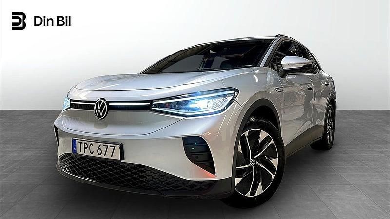 Scale silver metallic Begagnad 2021 VW ID.4 Pro Performance SUV | 339 900 kr (Marknadspris) - Bild 1/4