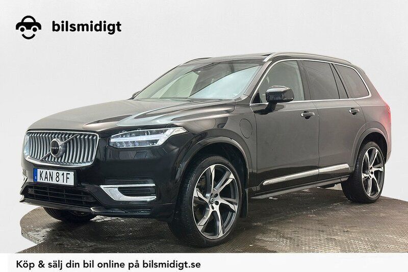 Svart Begagnad 2021 Volvo XC90 Inscription SUV | 648 900 kr (Marknadspris) - Bild 1/3