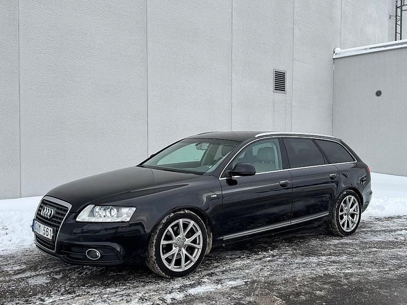 Svart Begagnad 2010 Audi A6 S-Line Kombi | 74 900 kr (Marknadspris) - Bild 1/4