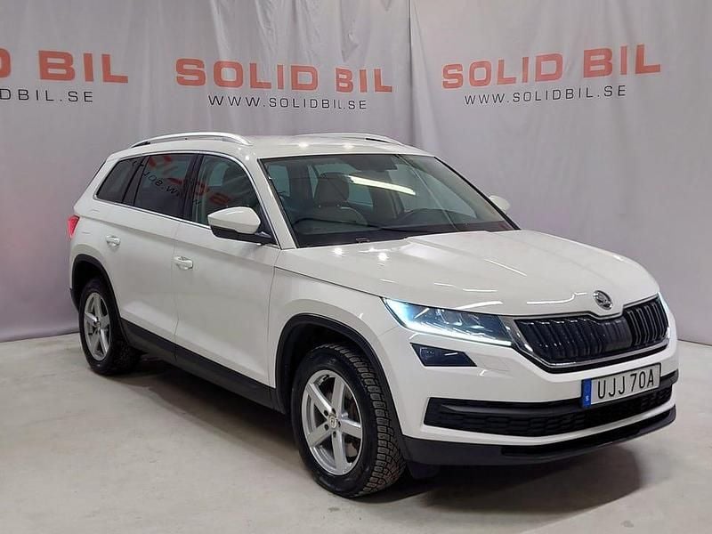 Vit Begagnad 2017 Skoda Kodiaq Business Line SUV | 198 000 kr (Bra pris) - Bild 1/4