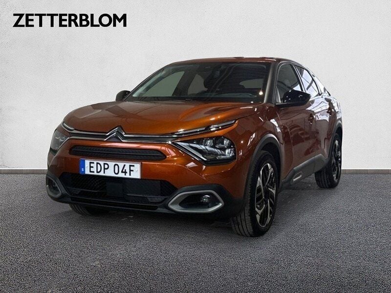 Orangemetallic Begagnad 2021 Citroën C4 Shine Halvkombi | 219 900 kr (Marknadspris) - Bild 1/4