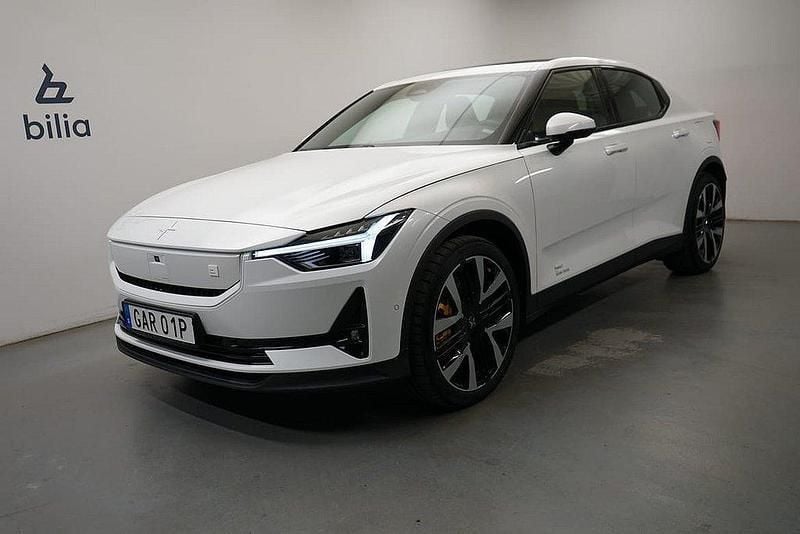 Vit Begagnad 2023 Polestar 2 Performance Sedan | 539 900 kr (Dyr) - Bild 1/4