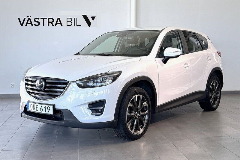Vit Begagnad 2015 Mazda CX-5 Optimum SUV | 189 900 kr (Marknadspris) - Bild 1/4
