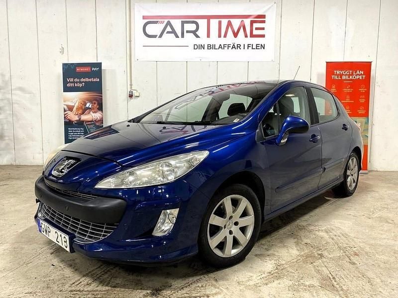 Blå Begagnad 2008 Peugeot 308 Halvkombi | 44 900 kr (Marknadspris) - Bild 1/4