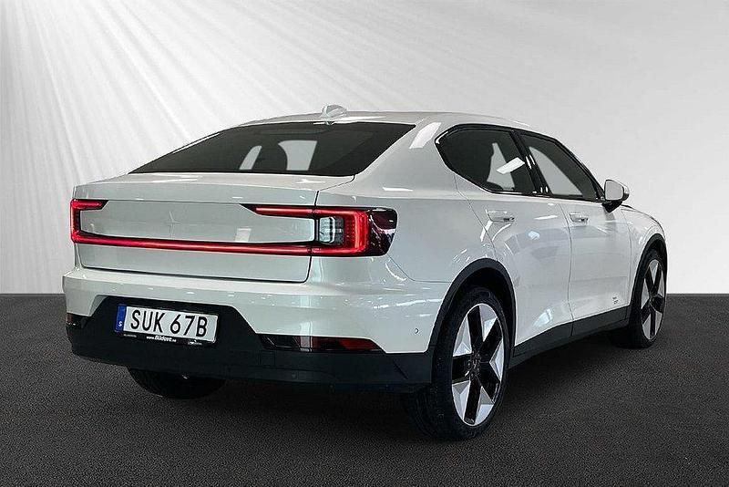 Begagnad Polestar 2 Standard Range Single Motor 309 kW (421 HK) 2022 Vit Halvkombi