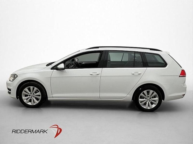 Begagnad VW Golf VII 110 HK (80 kW) 2015 Vit Kombi