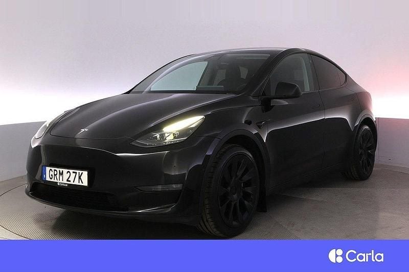 Svart Begagnad 2021 Tesla Model Y Long Range AWD SUV | 354 900 kr (Superpris) - Bild 1/4