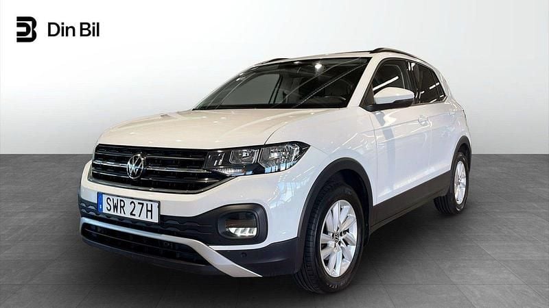 Vit Begagnad 2022 VW T-Cross Life SUV | 169 900 kr (Marknadspris) - Bild 1/4