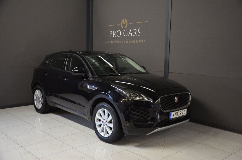 Svart Begagnad 2019 Jaguar E-Pace SUV | 239 699 kr (Marknadspris) - Bild 1/4