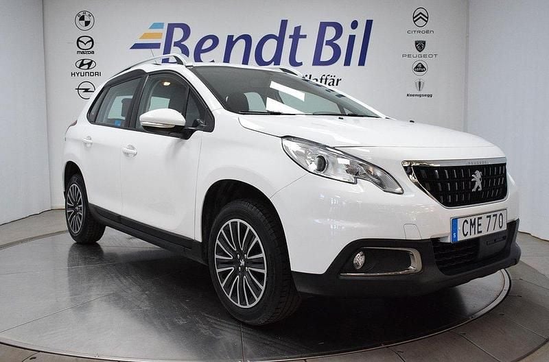 Vit Begagnad 2016 Peugeot 2008 SUV | 89 800 kr (Marknadspris) - Bild 1/3