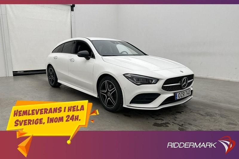 Vit Begagnad 2020 Mercedes CLA200 AMG Kombi | 274 800 kr (Marknadspris) - Bild 1/3