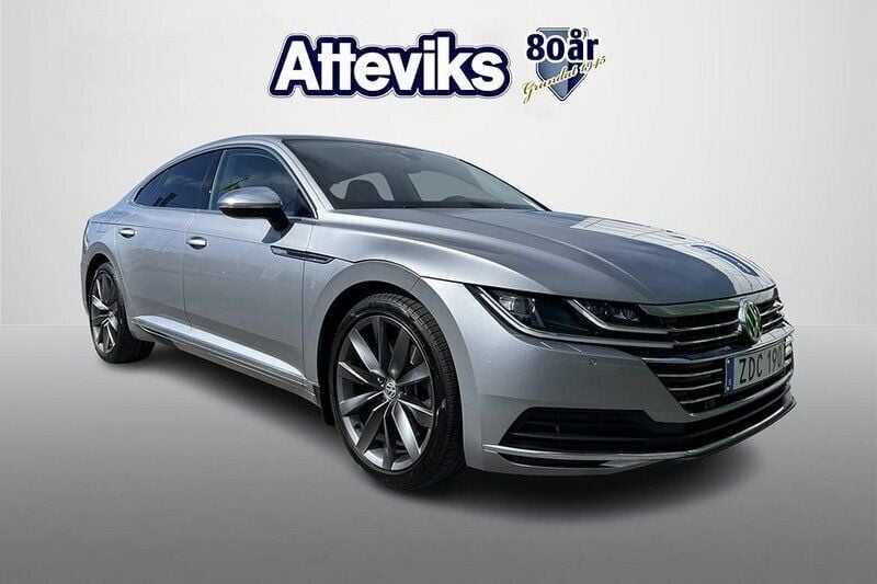 Silver Begagnad 2017 VW Arteon GTS Halvkombi | 269 900 kr (Bra pris) - Bild 1/4