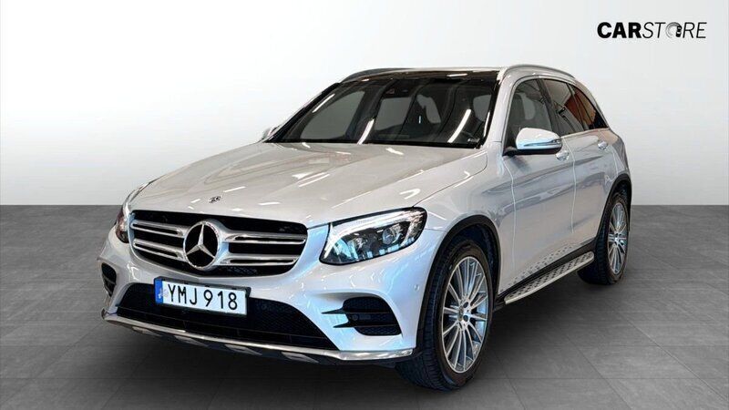 Silver Begagnad 2018 Mercedes GLC220 Premium Kombi | 289 900 kr (Superpris) - Bild 1/4