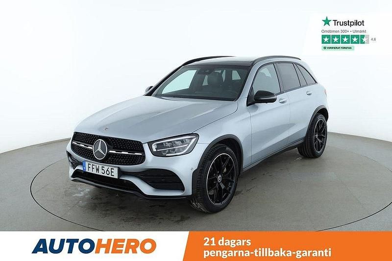 Silver Begagnad 2022 Mercedes GLC220 AMG line SUV | 469 000 kr (Lite dyr) - Bild 1/4