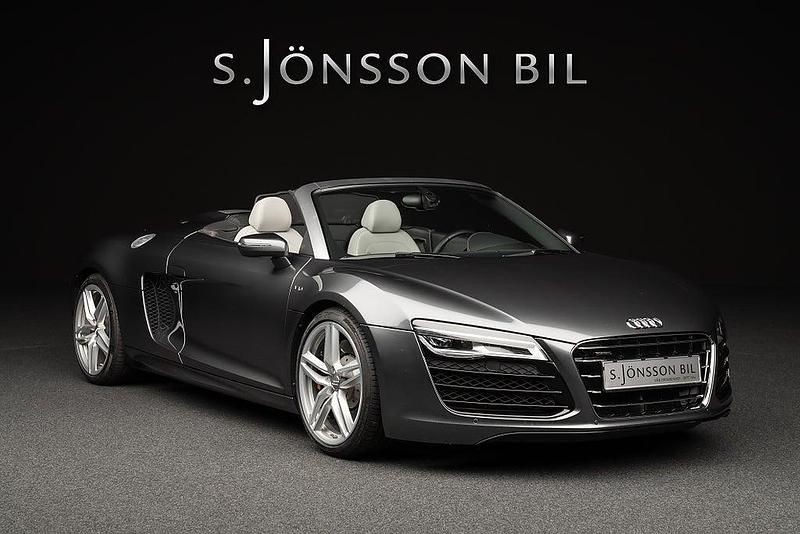 Begagnad Audi R8 Spyder 525 HK (386 kW) 2013 Grå Cab