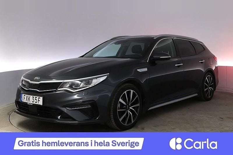 Begagnad Kia Optima Hybrid Sport 205 HK (150 kW) 2020 Grå Sedan