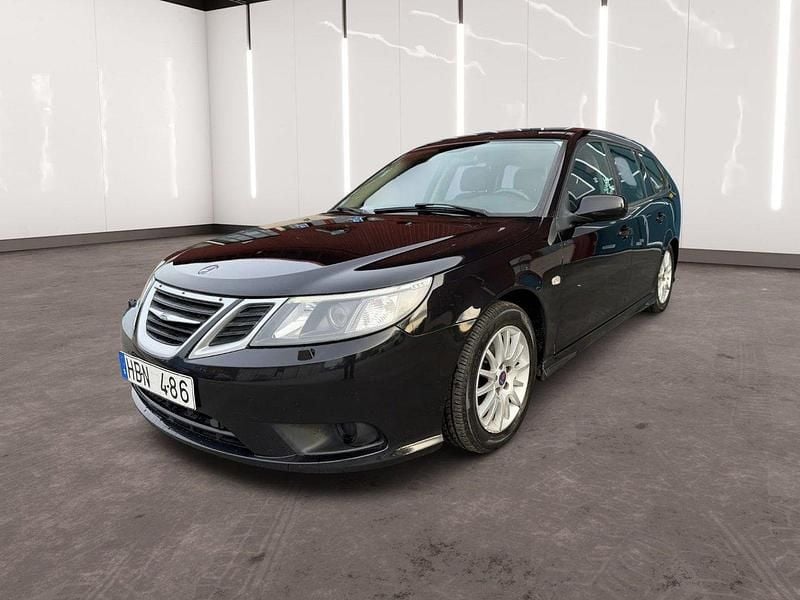 Svart Begagnad 2008 Saab 9-3 Linear Kombi | 44 900 kr (Marknadspris) - Bild 1/4