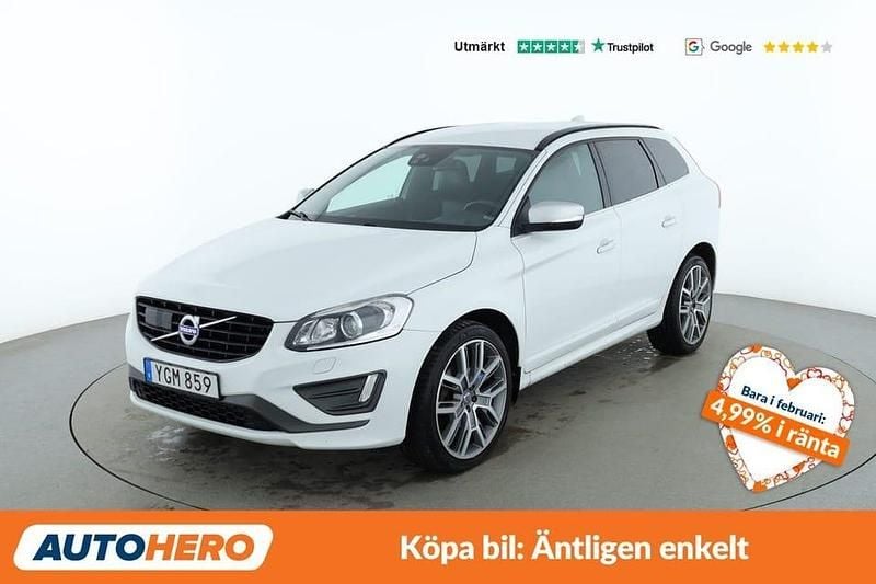 Begagnad Volvo XC60 R-Design 192 HK (141 kW) 2016 Vit SUV
