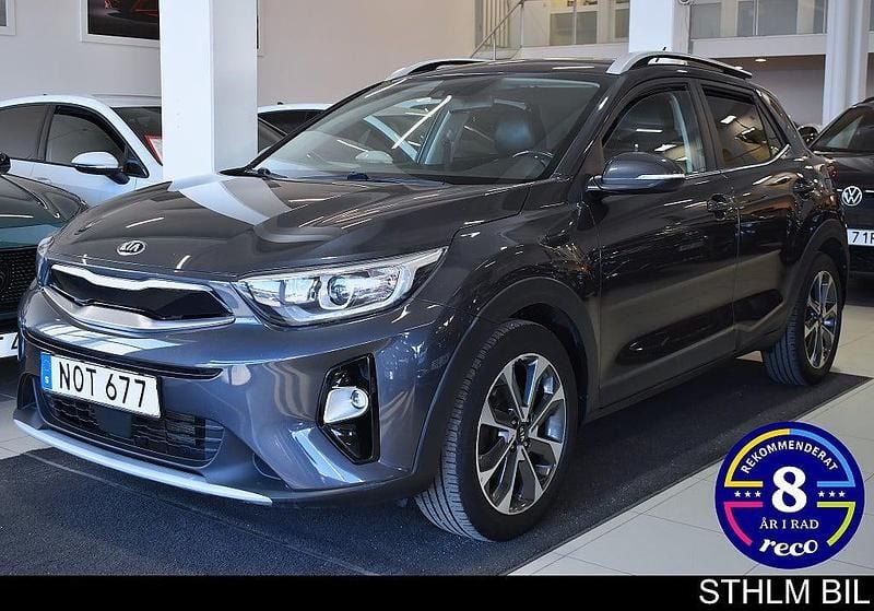 Begagnad Kia Stonic Advance 120 HK (88 kW) 2018 Platinum graphite metallic SUV