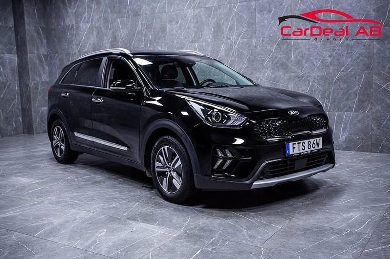 Svart Begagnad 2020 Kia Niro Advance SUV | 198 800 kr (Marknadspris) - Bild 1/4