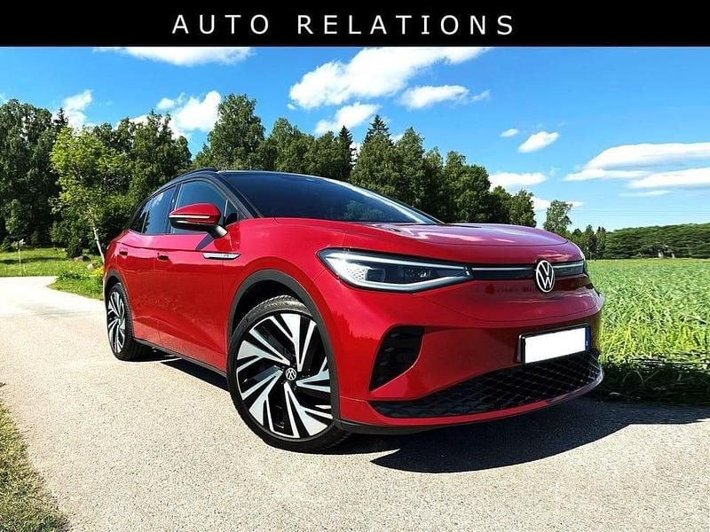 Begagnad VW ID.4 GTX 220 kW (300 HK) 2021 Röd kings red metallic black SUV