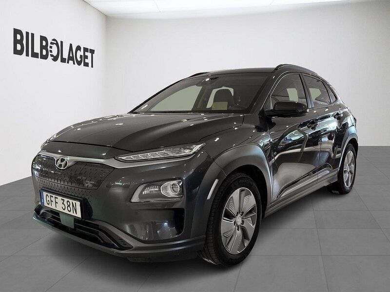 Grå Begagnad 2020 Hyundai Kona Premium SUV | 189 800 kr (Marknadspris) - Bild 1/4