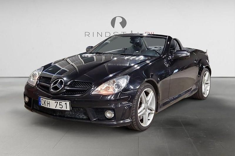 Svart Begagnad 2009 Mercedes SLK55 AMG AMG Cab | 269 900 kr - Bild 1/3
